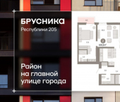 3-комн, 101 кв м, этаж 2/25 ул Республики, 205/5