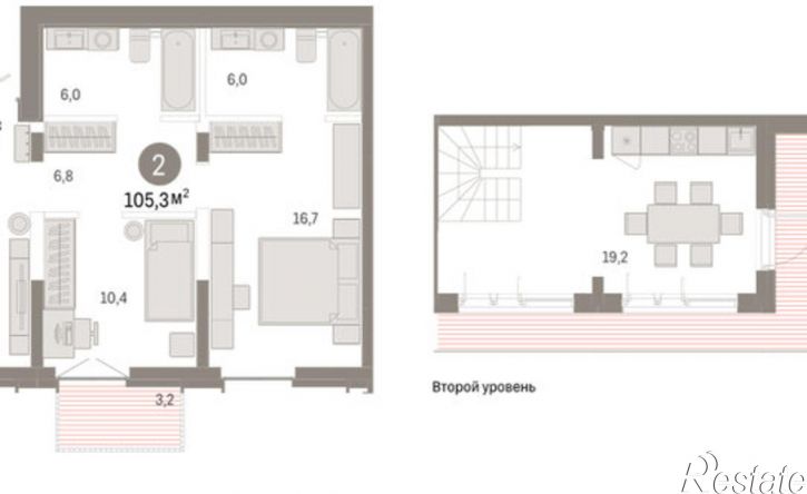 3-комн квартира ул Республики, 205 19,  д. 205 19,  к. 19