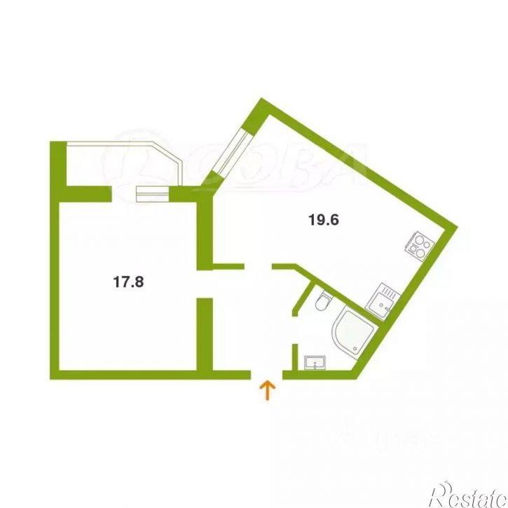 1-комн квартира ул Амурская, 39,  д. 39