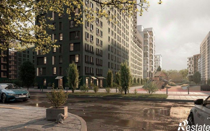 2-комн квартира в новом доме ул Республики, 204 12,  д. 204 12,  к. 12