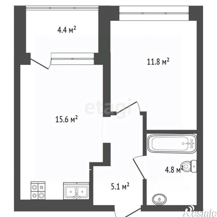 1-комн квартира ул Урайская, 59,  д. 59