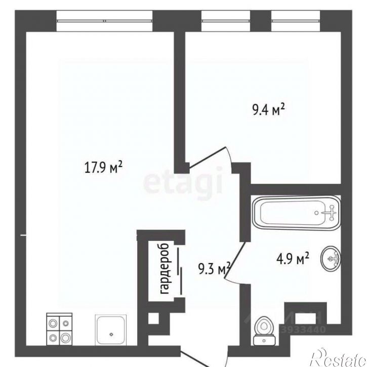 1-комн квартира ул Газовиков, 73 4,  д. 73 4,  к. 4