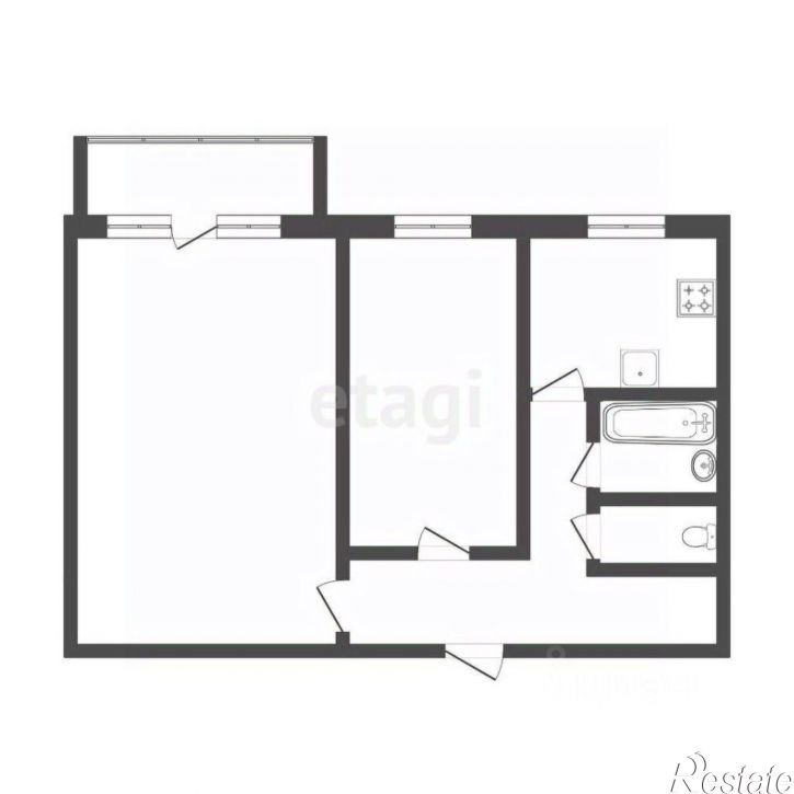 2-комн квартира ул Одесская, 26,  д. 26