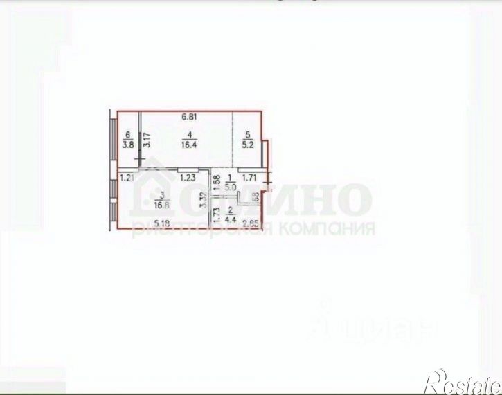 1-комн квартира ул Республики, 205 19,  д. 205 19,  к. 19