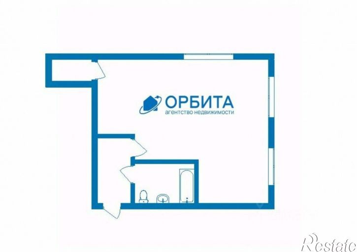 1-комн квартира ул Рижская, 55,  д. 55