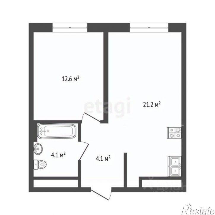 1-комн квартира ул Ветеранов труда, 36/1,  д. 36/1
