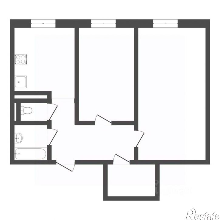 2-комн квартира ул Прокопия Артамонова, 4,  д. 4