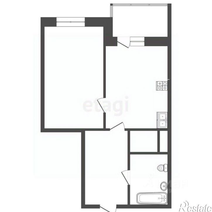 1-комн квартира ул Мельникайте, 2 9,  д. 2 9,  к. 9