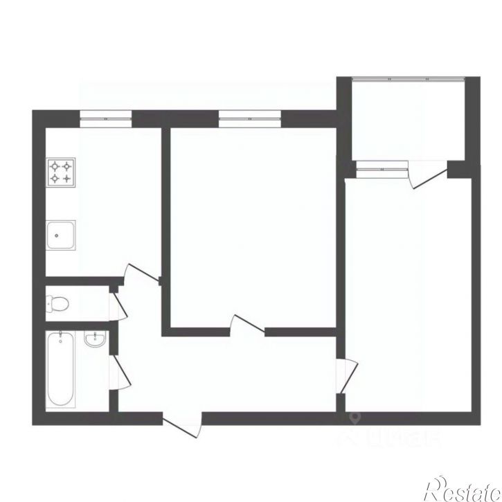 2-комн квартира ул Мельникайте, 128,  д. 128