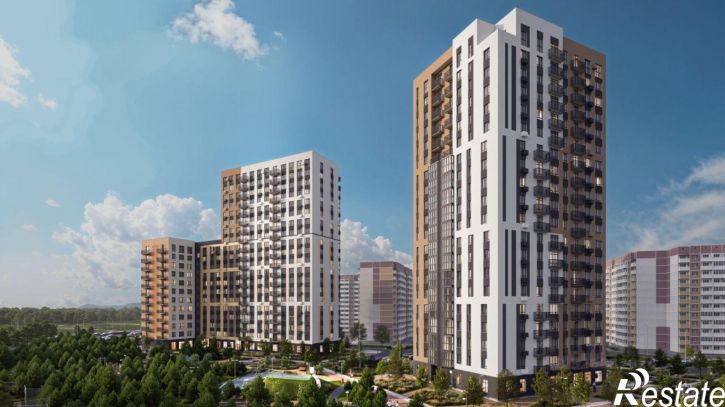 2-комн квартира в новом доме Арктическая улица, 14