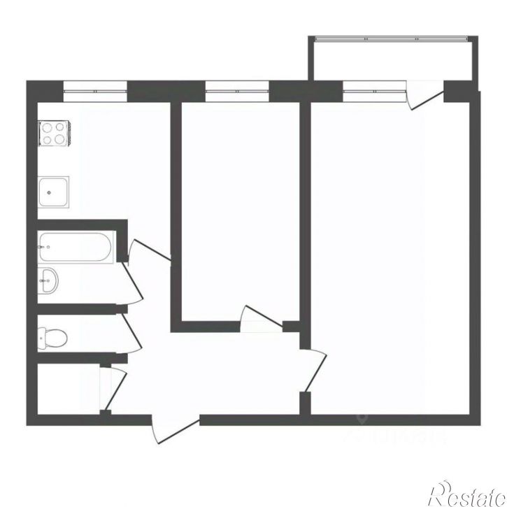 2-комн квартира ул Одесская, 22,  д. 22