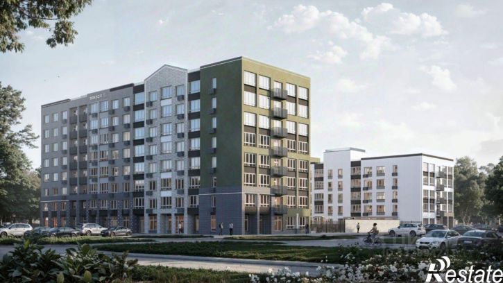 3-комн квартира в новом доме улица Алексея Сергиенко, 1