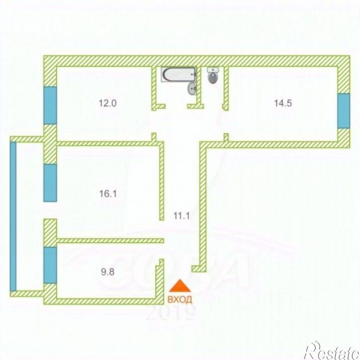 3-комн квартира ул Салтыкова-Щедрина, 59,  д. 59