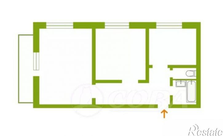 2-комн квартира ул Мельникайте, 127а,  д. 127а