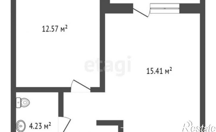 1-комн квартира ул Василия Малкова, 9,  д. 9