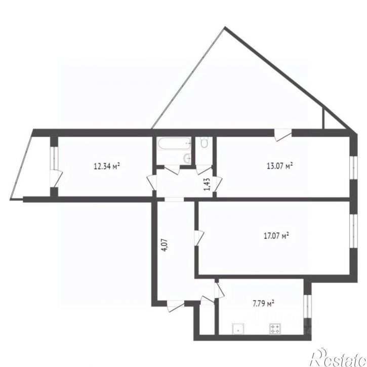 3-комн квартира ул Монтажников, 11,  д. 11