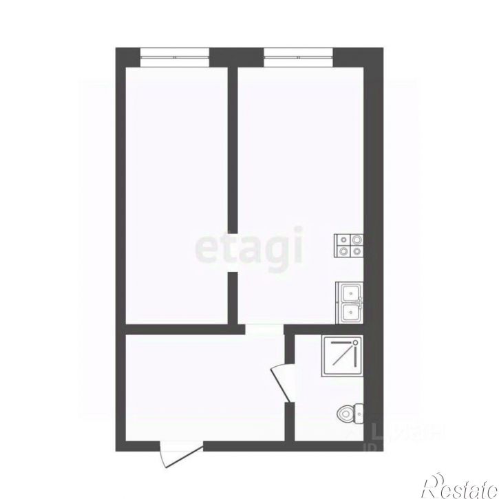 1-комн квартира ул Парфенова, 20,  д. 20