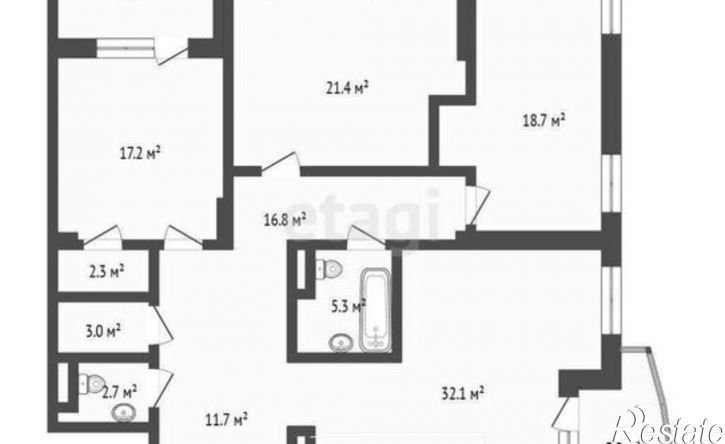 4-комн квартира ул Барабинская, 12,  д. 12