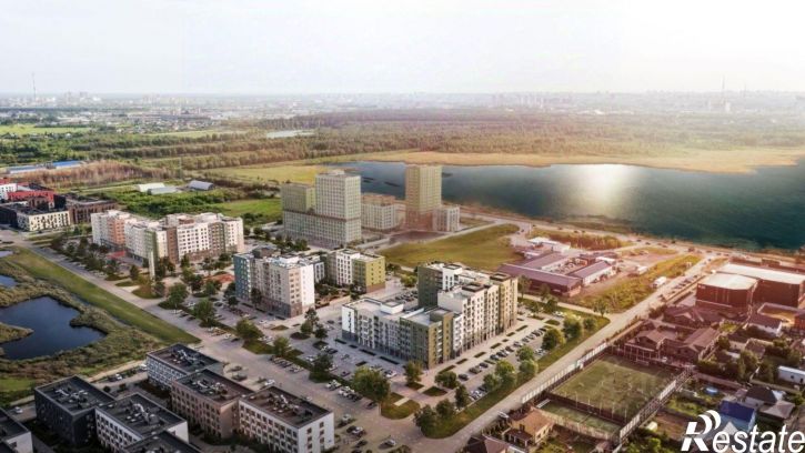 2-комн квартира в новом доме улица Алексея Сергиенко, 1