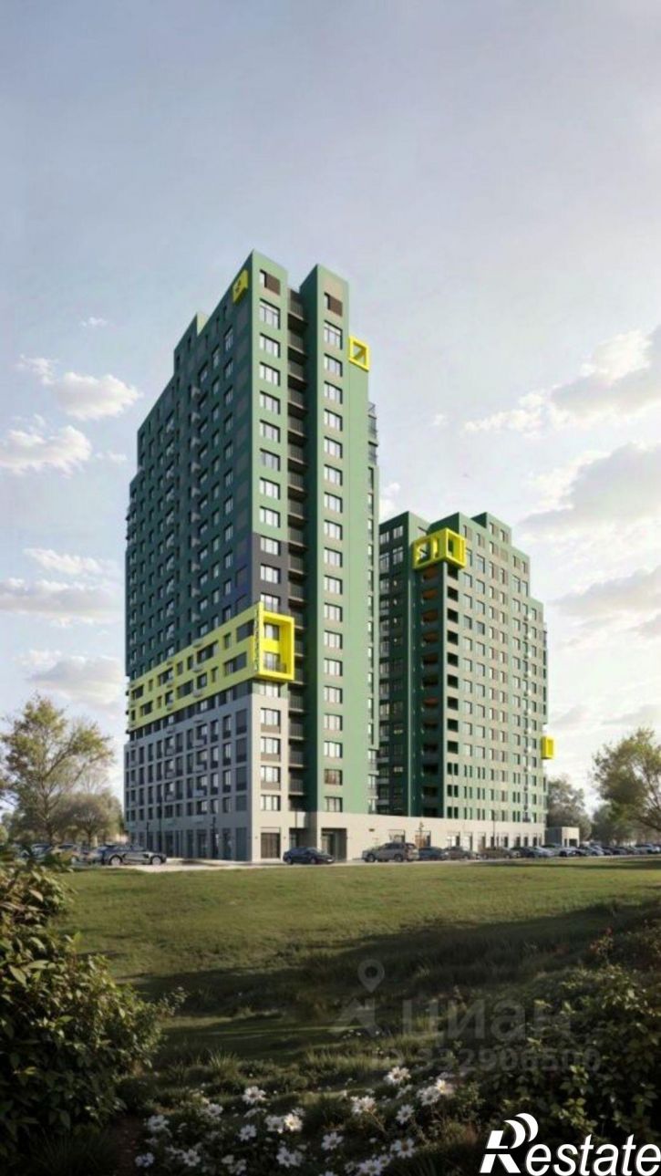2-комн квартира в новом доме микрорайон ДОК, улица Рылеева