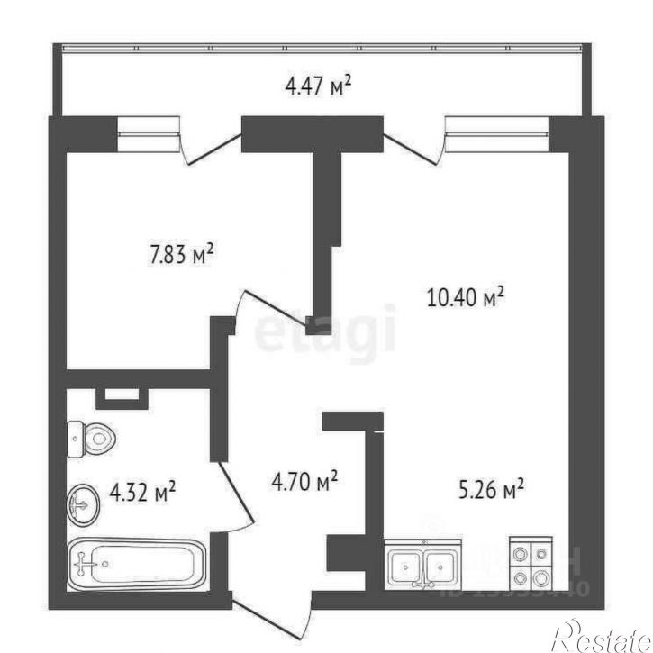 1-комн квартира ул Харьковская, 76,  д. 76