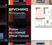 3-комн, 79 кв м, этаж 13/25 ул Республики, 205/5
