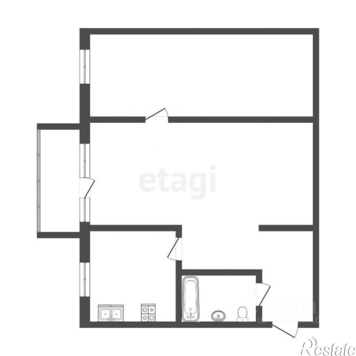 2-комн квартира ул Севастопольская, 23,  д. 23