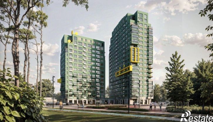2-комн квартира в новом доме микрорайон ДОК, улица Рылеева