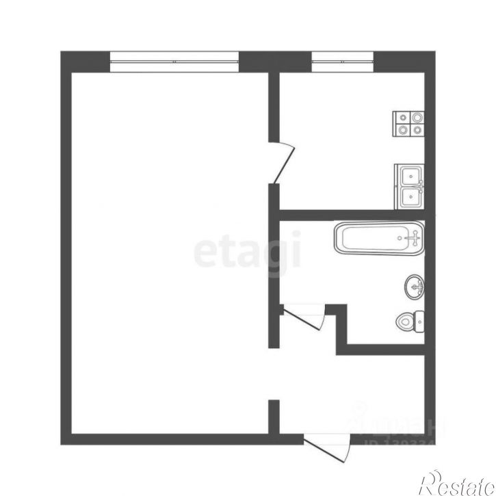 1-комн квартира ул Барнаульская, 34,  д. 34