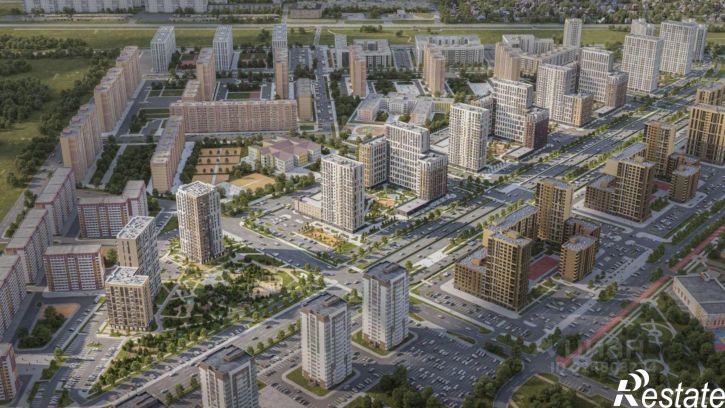 1-комн квартира в новом доме улица Фармана Салманова, 17
