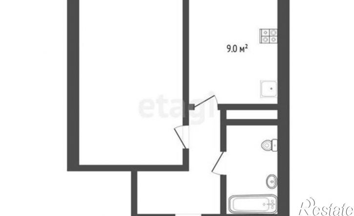 1-комн квартира ул Героев космоса, 13 1,  д. 13 1,  к. 1