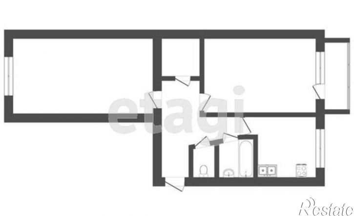 2-комн квартира ул Волгоградская, 111,  д. 111