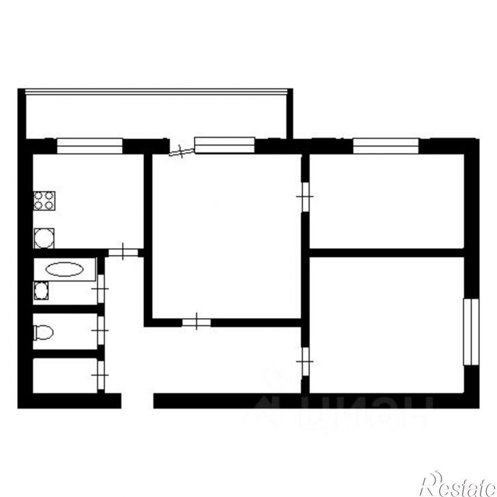 3-комн квартира ул Харьковская, 58,  д. 58