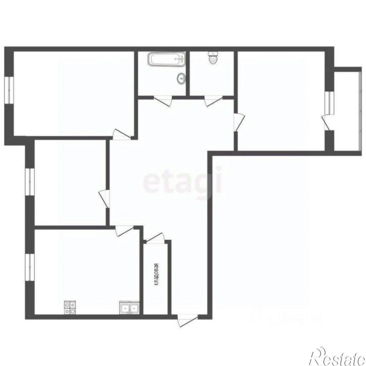 3-комн квартира ул Моторостроителей, 10,  д. 10