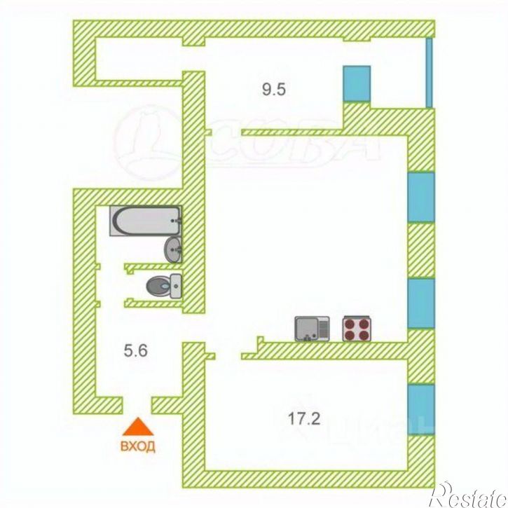 2-комн квартира Червишевский тракт, 31/1,  д. 31/1
