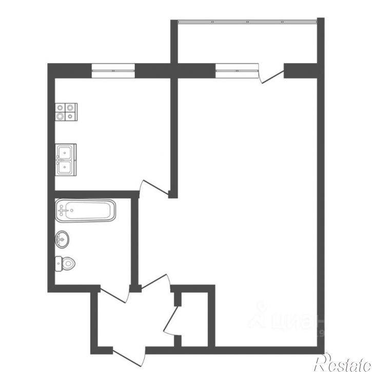 1-комн квартира Червишевский тракт, 72А,  д. 72А
