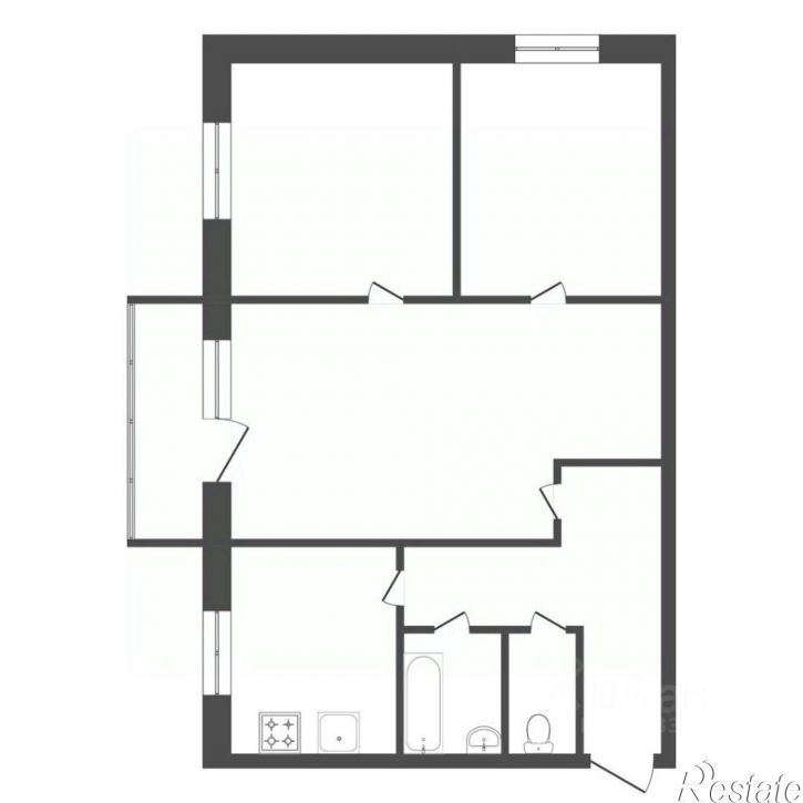 3-комн квартира ул Таврическая, 10,  д. 10