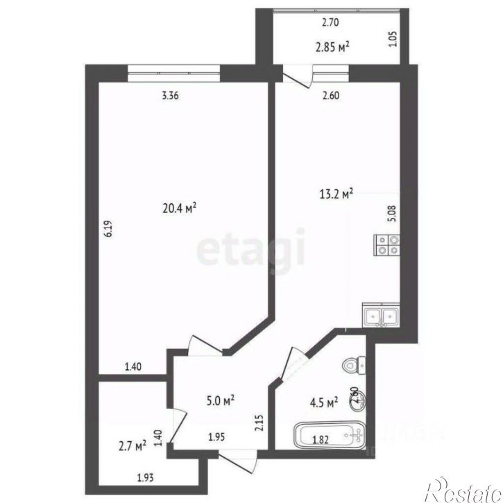 1-комн квартира ул Червишевский тракт, 58,  д. 58