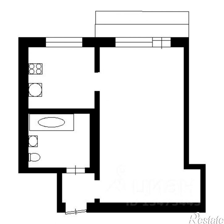 1-комн квартира пр-д Геологоразведчиков, 13,  д. 13