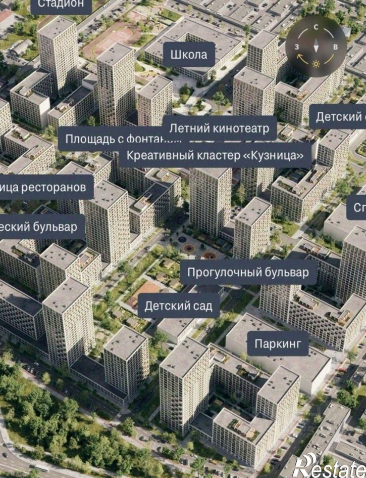 1-комн квартира в новом доме ул Республики, 205 19,  д. 205 19,  к. 19