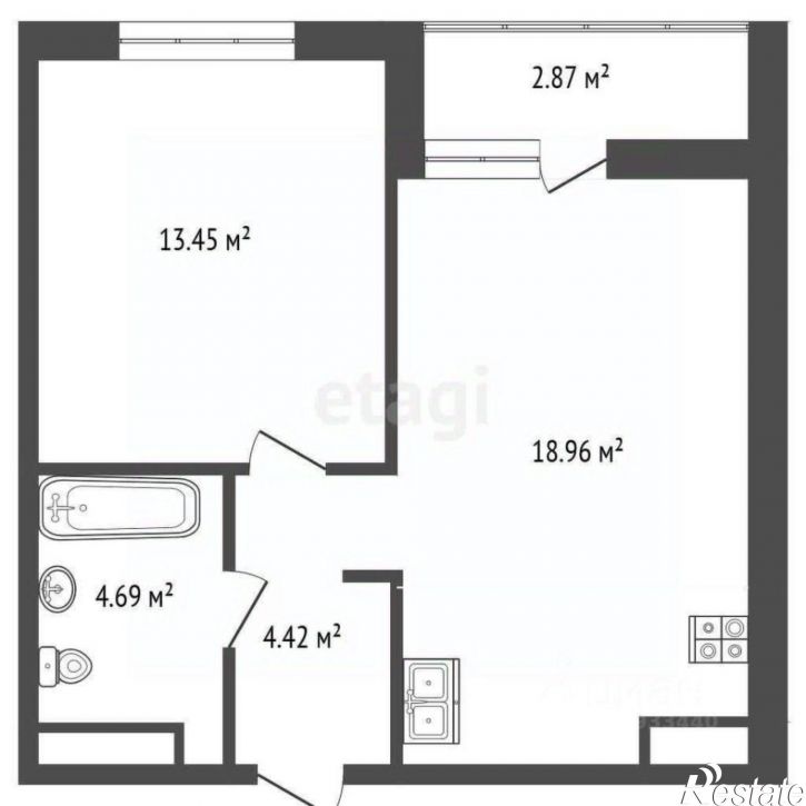 1-комн квартира ул Московский тракт, 83 6,  д. 83 6,  к. 6