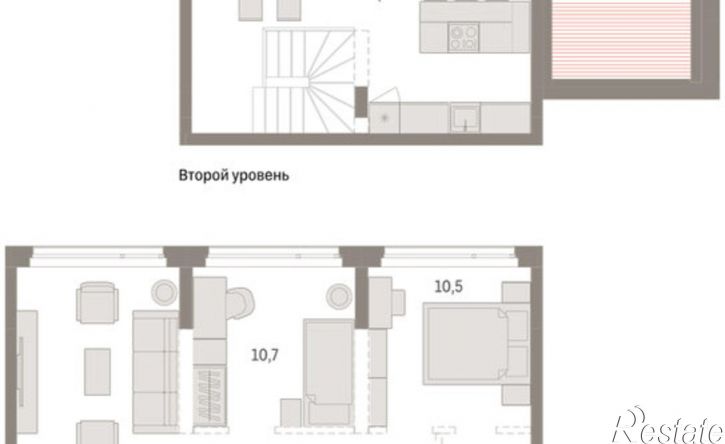 3-комн квартира в новом доме ул Республики, 205/5,  д. 205/5