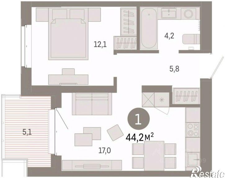 2-комн квартира в новом доме ул Холодильная, 65/2,  д. 65/2