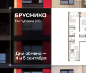 3-комн, 70 кв м, этаж 9/25 ул Республики, 205/5
