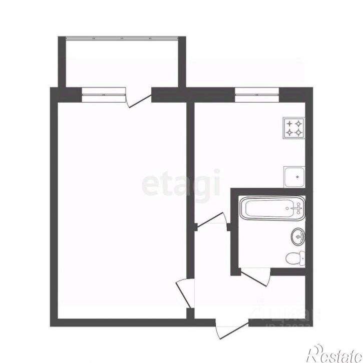 1-комн квартира пр-д Геологоразведчиков, 32,  д. 32