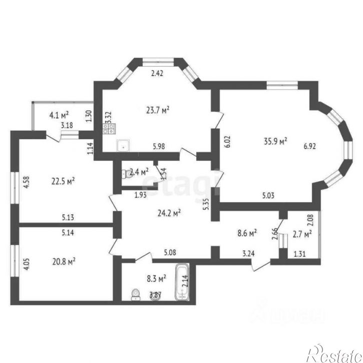 3-комн квартира ул Александра Логунова, 11 1 стр 1,  д. 11 1 стр 1,  к. 1 стр 1