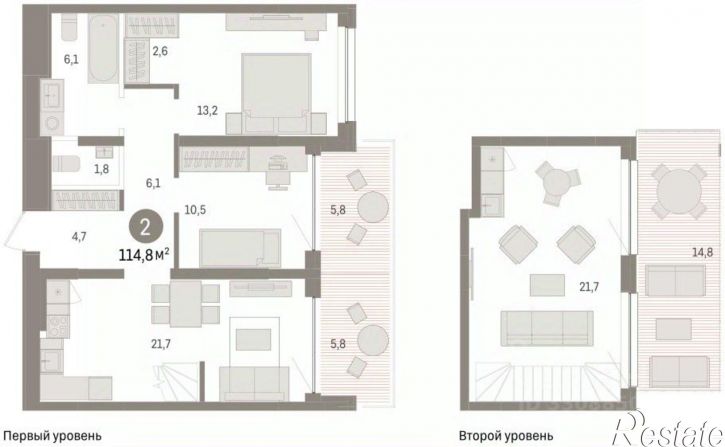 3-комн квартира в новом доме ул Урайская, 59,  д. 59