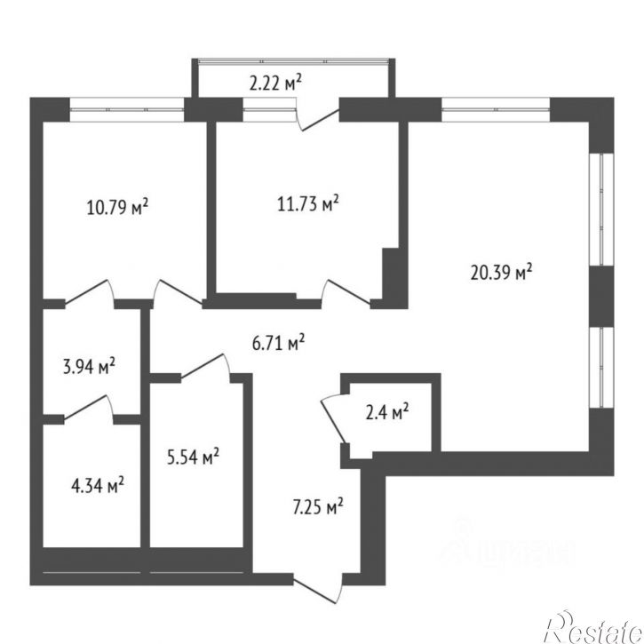 2-комн квартира ул Малышева, д 31 к 1