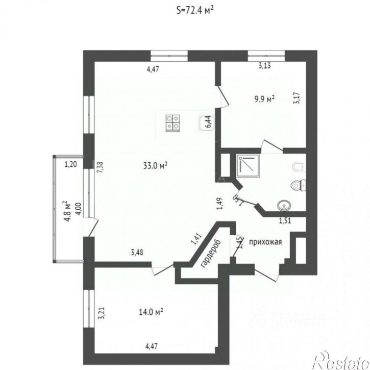 3-комн квартира ул Орджоникидзе, 51,  д. 51