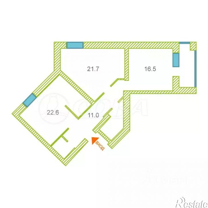 2-комн квартира Солнечный пр-д, 3,  д. 3